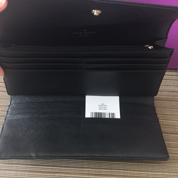 Kate Spade Caia Black Wallet - Picture 6 of 8